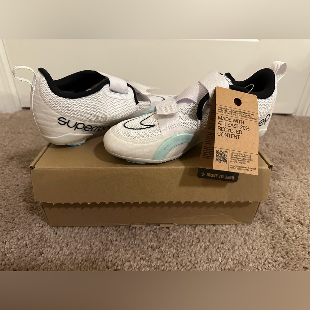 NWT Nike Women's SuperRep Cycle 2 Next Nature Indoor Cycling Shoes Size 7